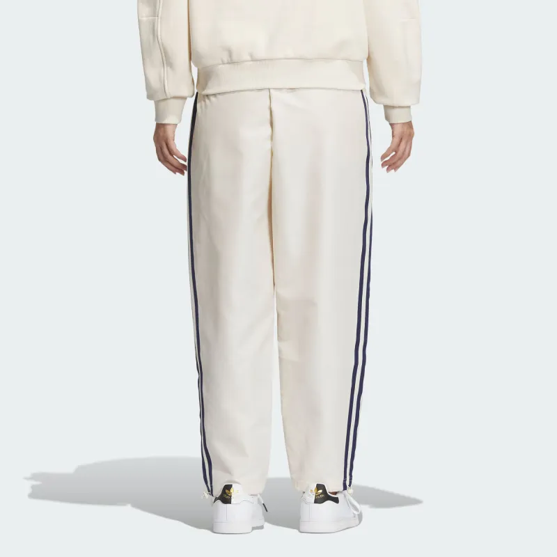 Adidas Originals Logo Twist Track Tracksuit Bottoms Knitted Sweatpants Women's Wonder White-2