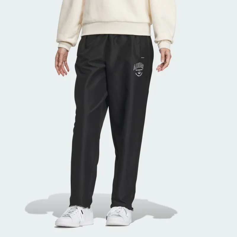 Adidas Originals Logo Twist Track Tracksuit Bottoms Woven Sweatpants Women's Black-1