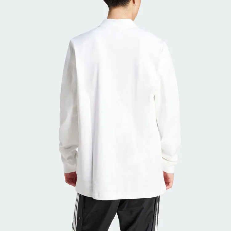 Adidas Originals Vrct Long Sleeve Polo Shirt Polo Shirt Men's White-2