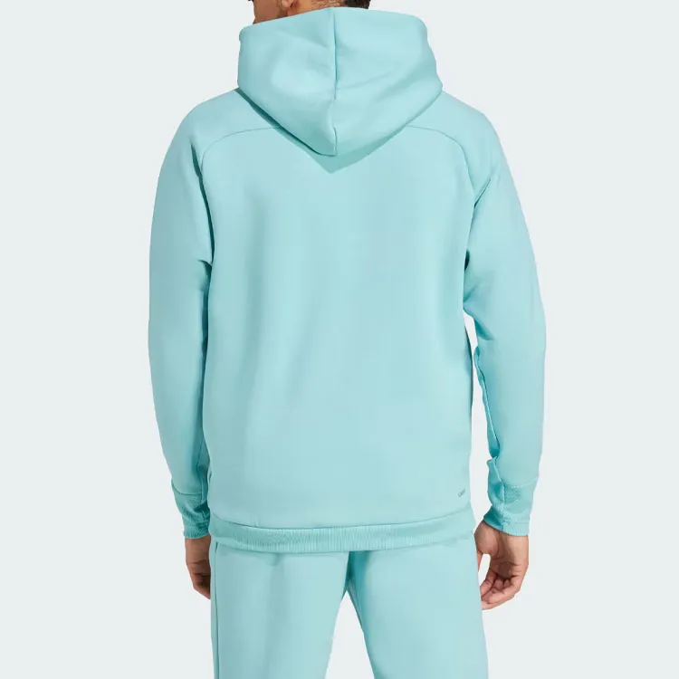 Adidas Spain Travel Full-Zip Hoodie Sweatshirt Men's Cyan-2