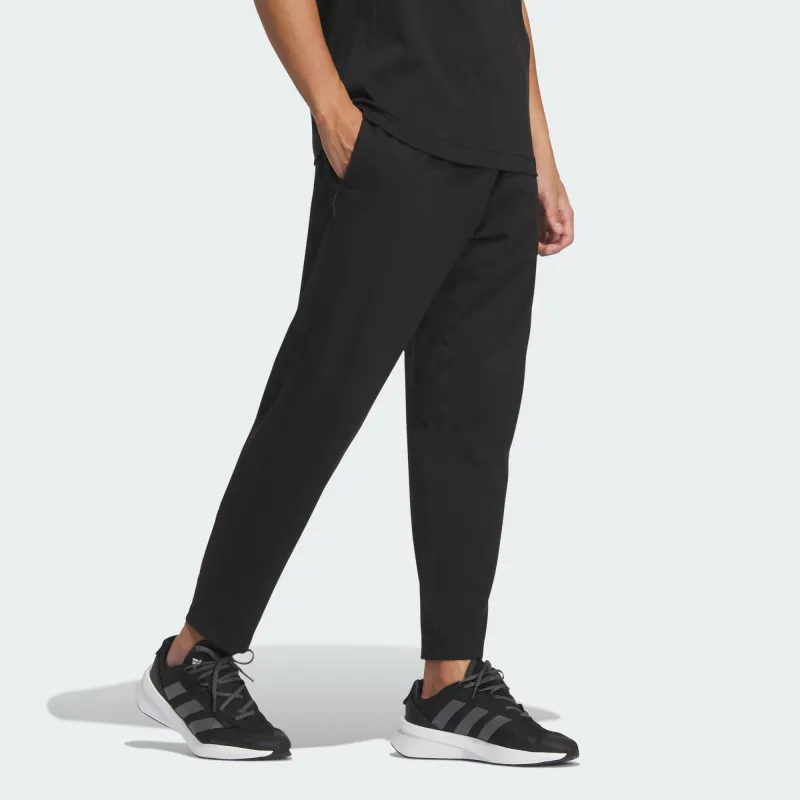 Adidas Wuji Series Wuji Lightweight Knit Pants Knitted Sports Pants Men's Black-4