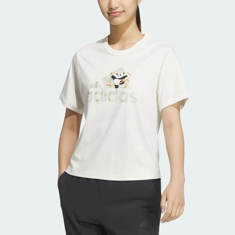 Adidas T Shirt Women's Jade White-1
