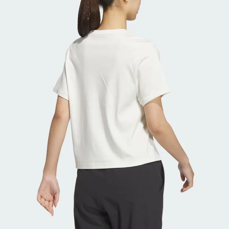 Adidas T Shirt Women's Jade White-2