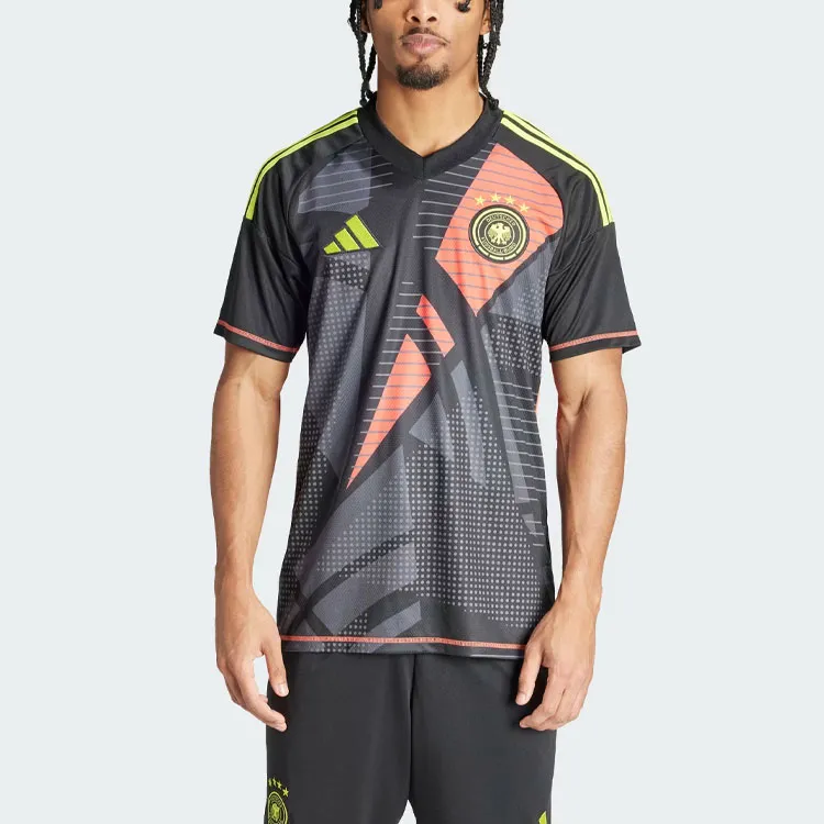 Adidas Germany Tiro 23 Goalkeeper Jersey Soccer Jerseys Men's Black-2