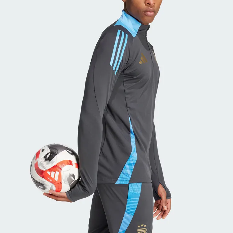 Adidas Argentina Tiro 24 Competition Top Sweatshirt Men's Carbon Black-4