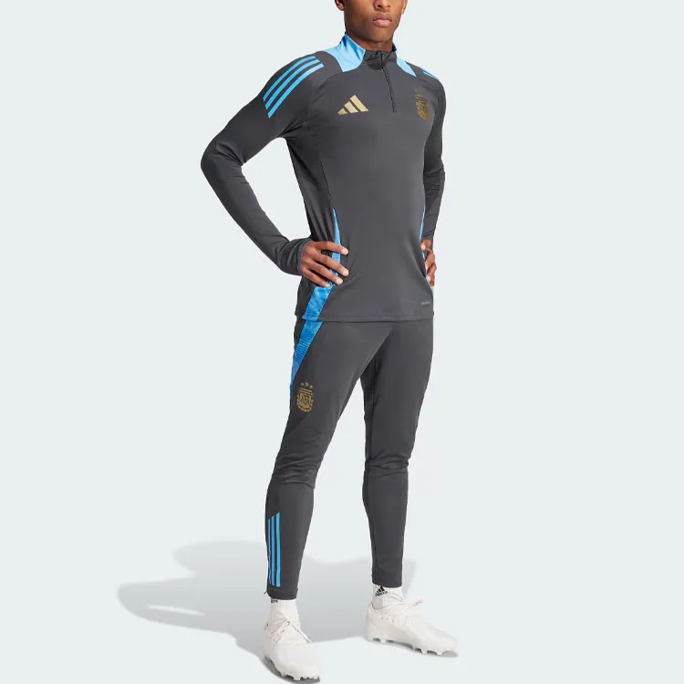Adidas Argentina Tiro 24 Competition Top Sweatshirt Men's Carbon Black-2