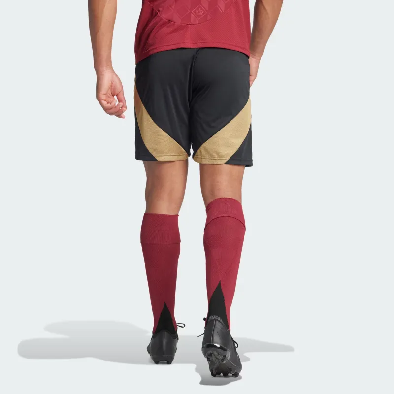 Adidas Belgium 24 Home Shorts Soccer Bottoms Fan Edition Belgium Home Men's Black-1