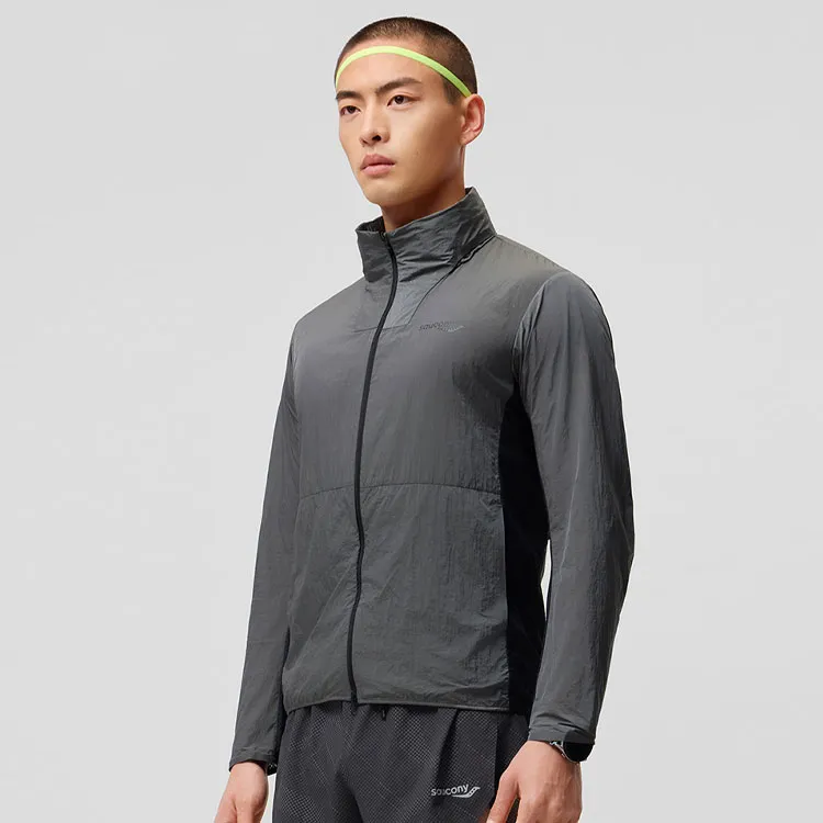 Saucony Jackets & Coats Men's Silver Black-4