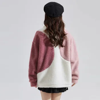 Tonlion Velvet-feel Coat Women's Ecru