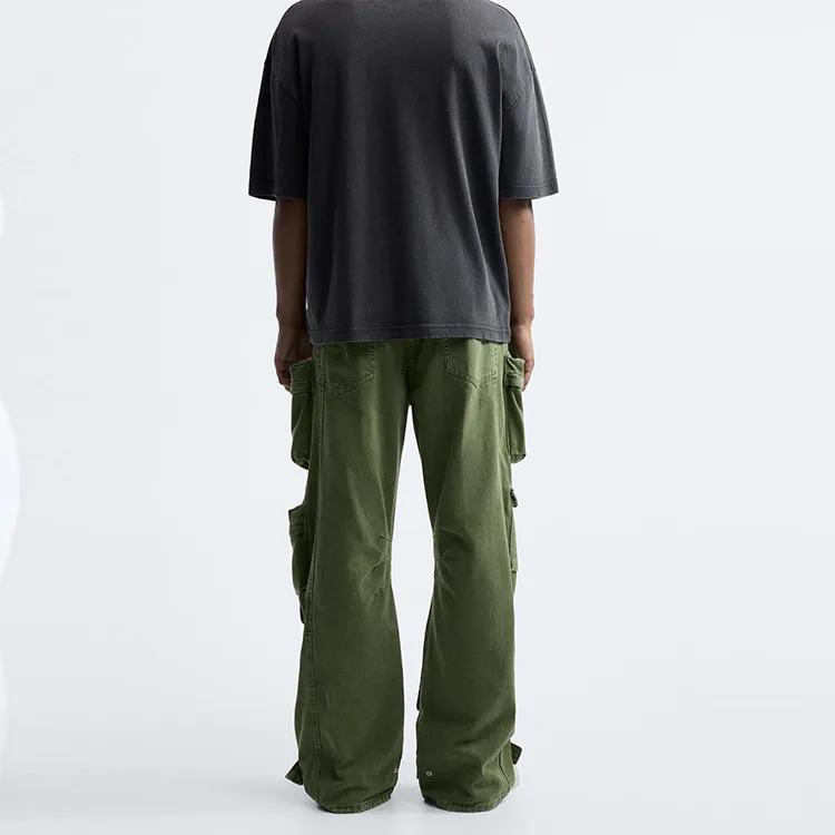 ZARA Jeans Men Green-4
