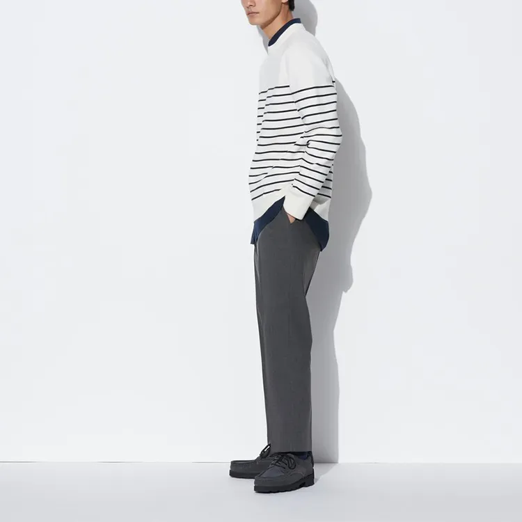 UNIQLO Suit Trouser Men's Lead Gray-2