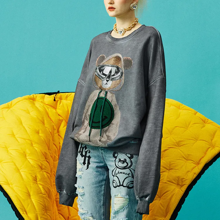 TCH Sweatshirt Unisex Dark Gray-1