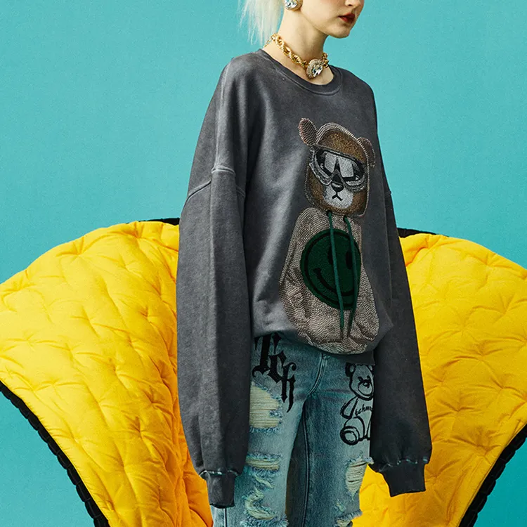 TCH Sweatshirt Unisex Dark Gray-3