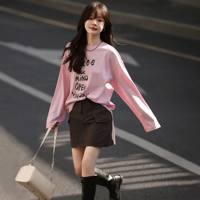 MT T Shirts Women's Pink-3