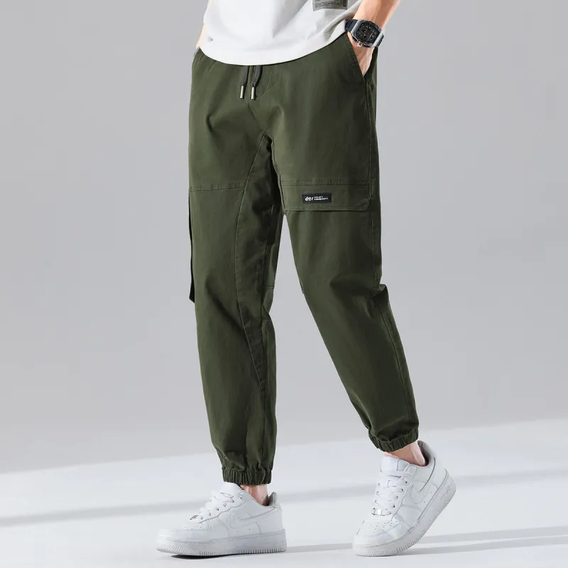 Tonlion Casual Pants Men's Light Army Green-3