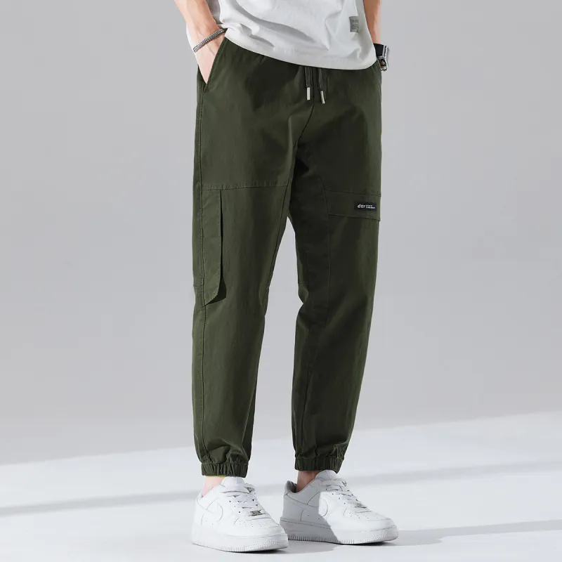 Tonlion Casual Pants Men's Light Army Green-1