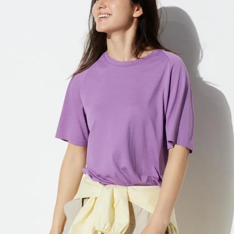 UNIQLO T Shirt Unisex Blue Purple-2