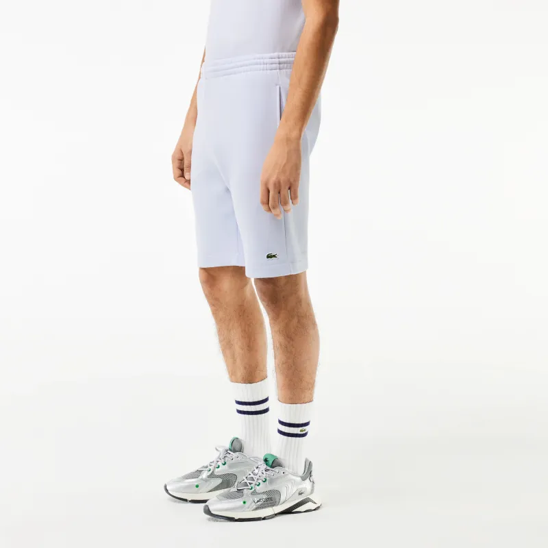 LACOSTE Logo appliqué Fleece Shorts-2