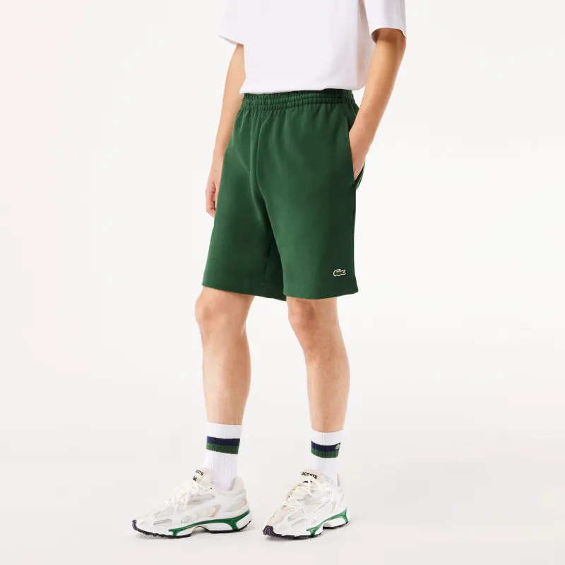 LACOSTE Logo patch Cotton Blend Track Shorts-1