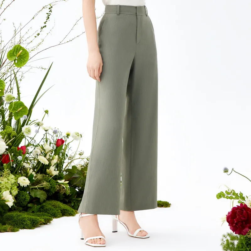 JZ. ANNAKRO Casual Pants Women's Army Green-2