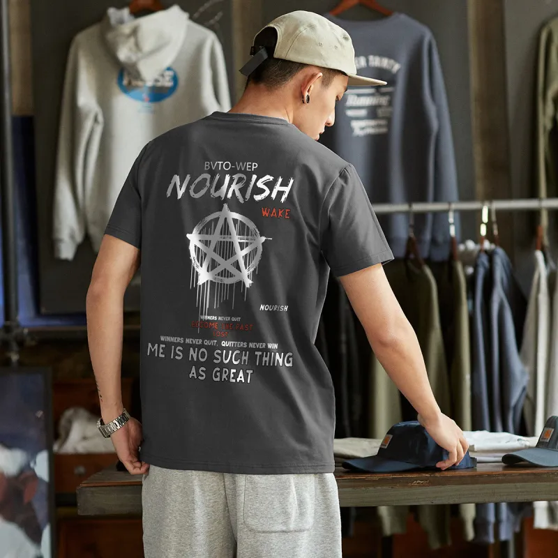 Tonlion T Shirt Men's Dark Gray-2