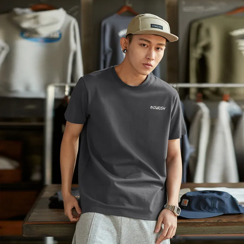 Tonlion T Shirt Men's Dark Gray-1