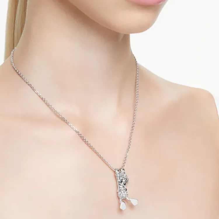 Swarovski Disney Crystal Necklaces Women's Silver-3