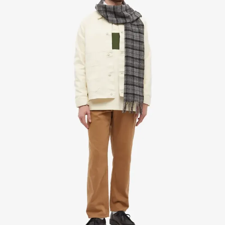 BARBOUR Knit Scarves Men's Gray-1