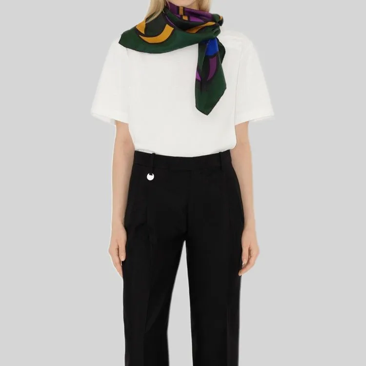 Burberry Bags Motif Silk Scarf-3