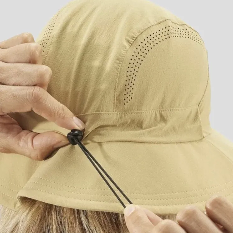 SALOMON Polyester Bucket Hats Unisex Yellow-2