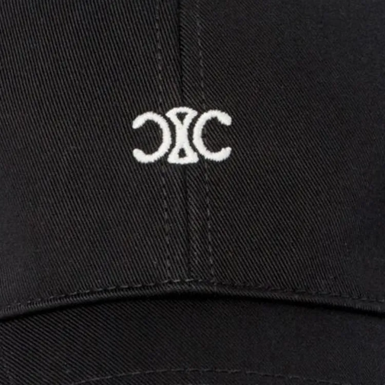 CELINE Triomphe Logo Embroidered Baseball Cap - Cheap Rcj