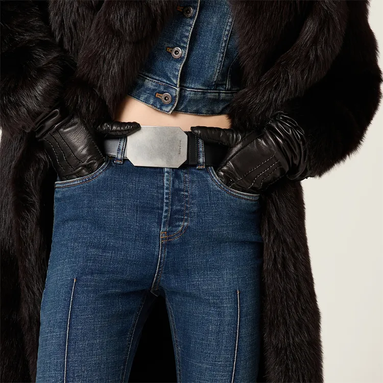 Miu Bracelet miu Denim Jackets