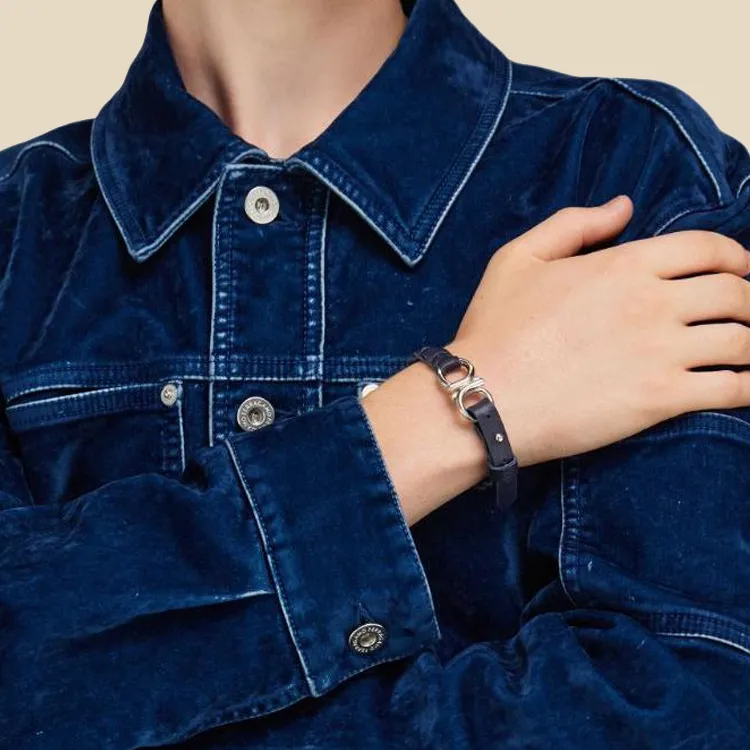 Ferragamo Gancini Braided Bracelet-2