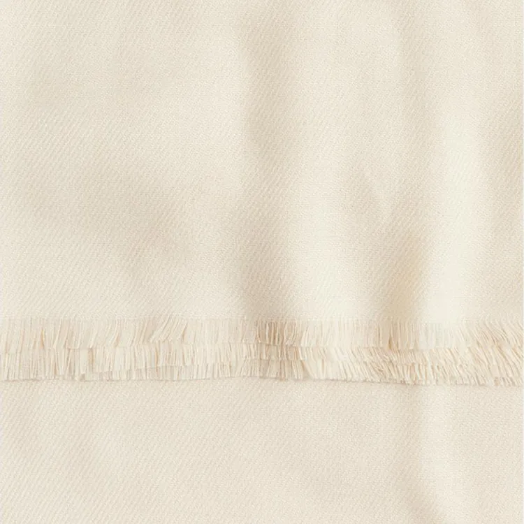 H&M Polyester Knit Scarves Women's Cream-2