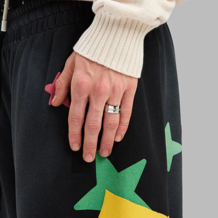 PALM ANGELS Logo Engraved Ring-2