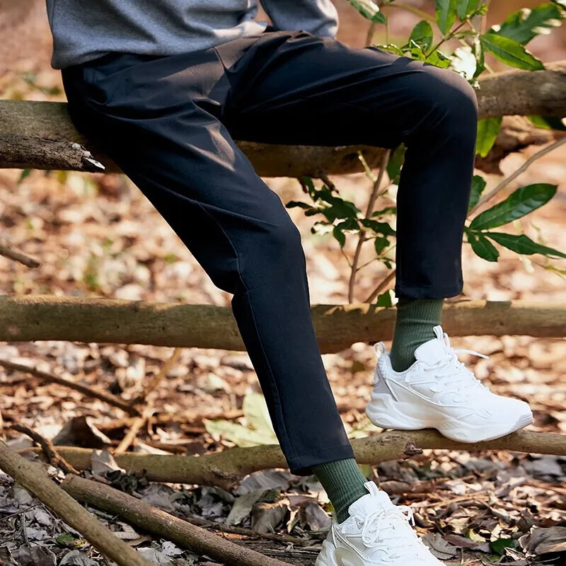 QIAODAN Casual Pants Men's Black-2