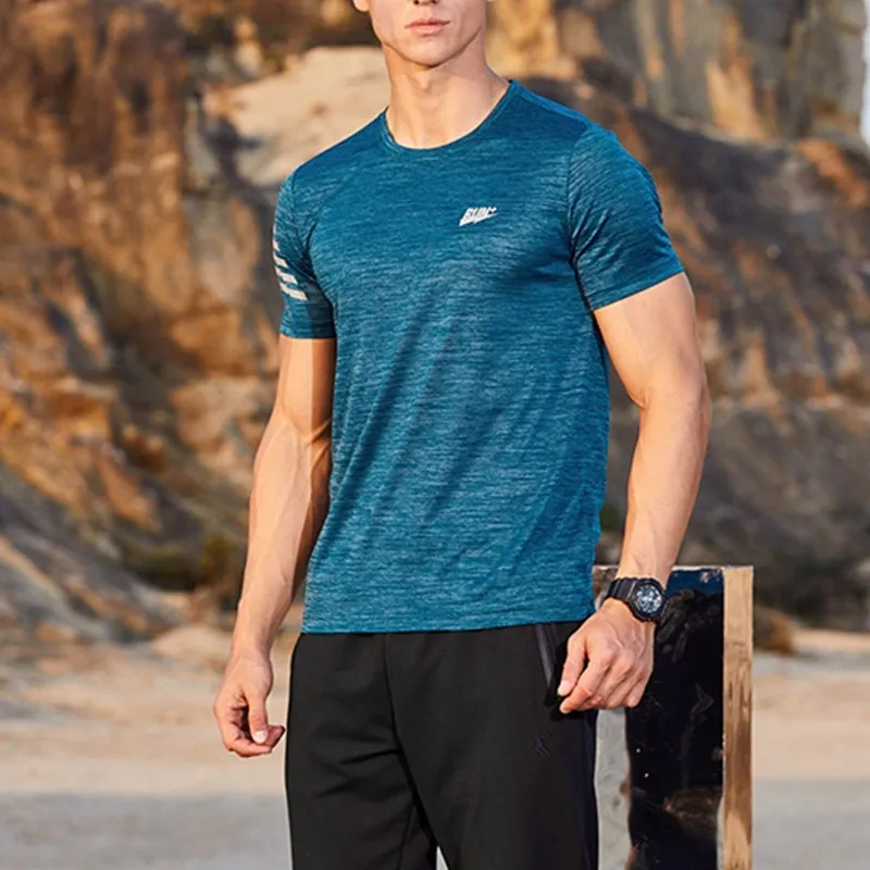 QIAODAN T Shirt Men's Dark Blue-3