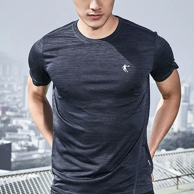QIAODAN T Shirt Men's Black Gray-2