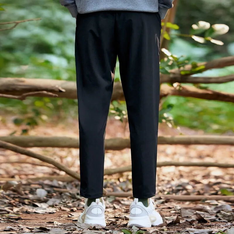 QIAODAN Casual Pants Men's Black-3