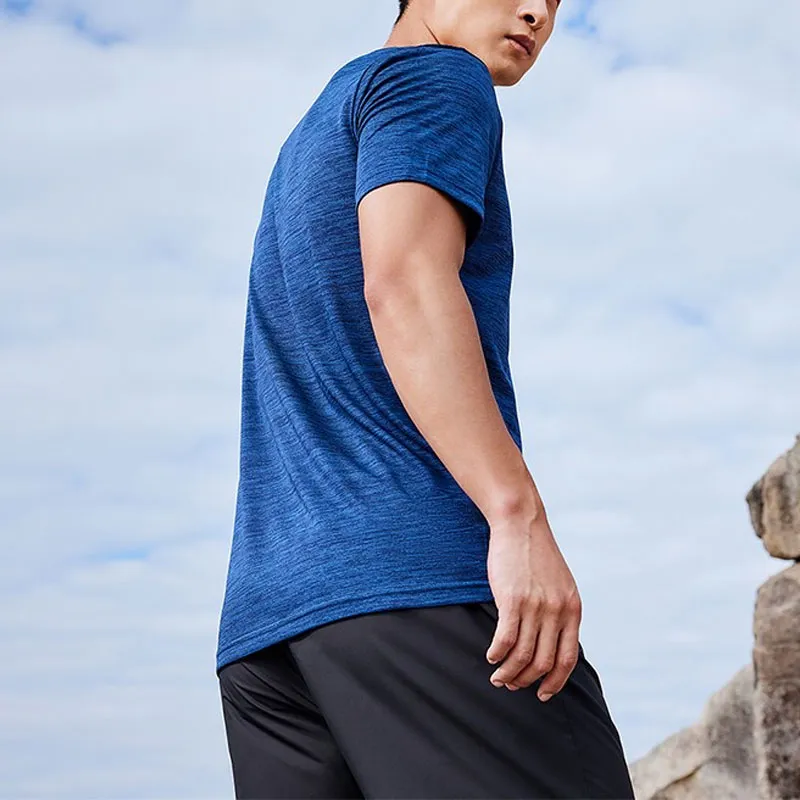 QIAODAN T Shirt Men's Eclipse Blue-3