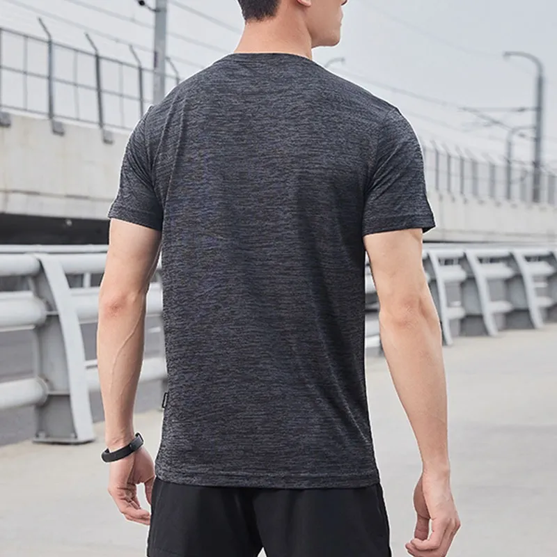 QIAODAN T Shirt Men's Black Gray-3