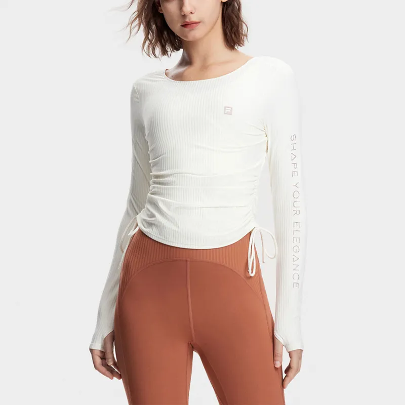 FILA Fitness Clothing Women's Vanilla White-2