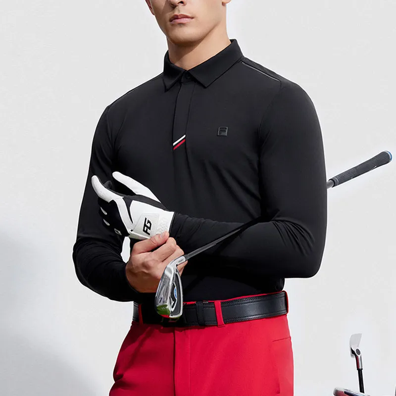 FILA Golf Series Polo Shirt Men's Pitch Black-4
