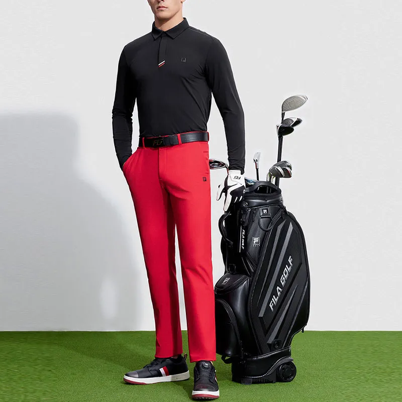 FILA Golf Series Polo Shirt Men's Pitch Black-5
