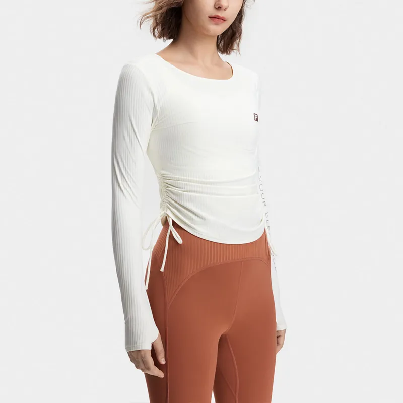 FILA Fitness Clothing Women's Vanilla White-3