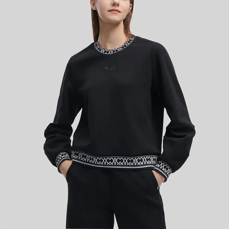 FILA Sweatshirts Women's Jet Black-2