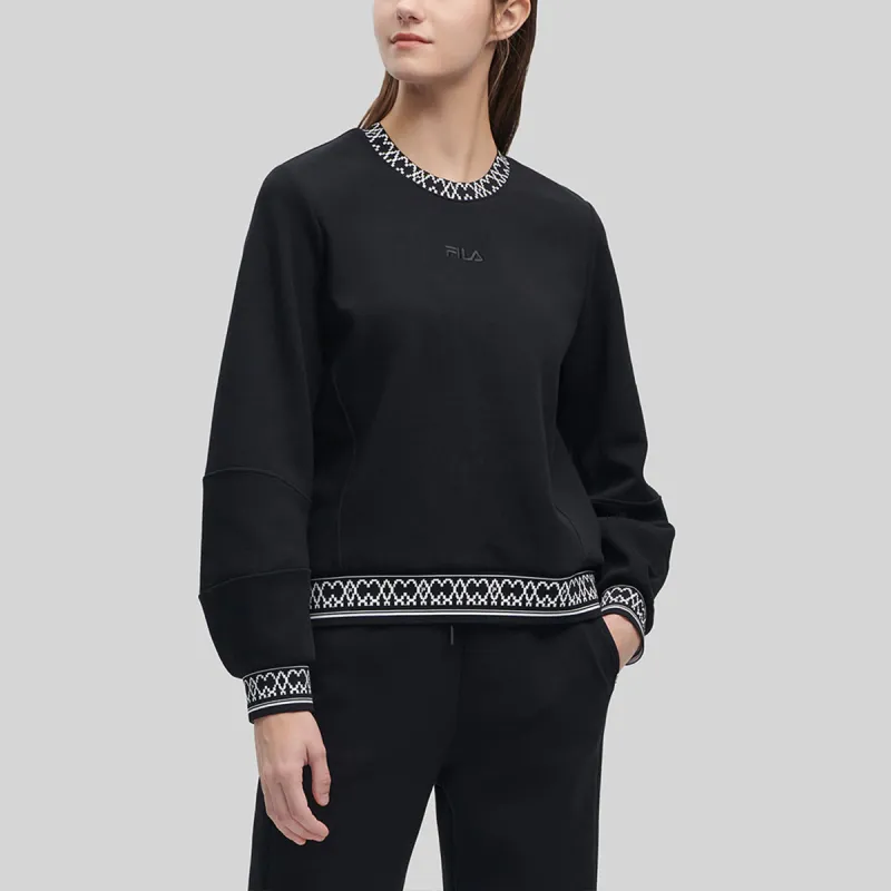FILA Sweatshirts Women's Jet Black-4