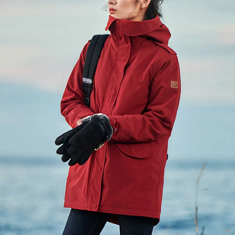OUTDOOR PRODUCTS Windbreaker Jackets Women's Maroon-3