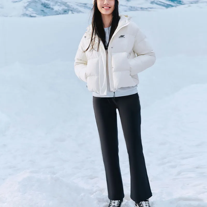 Skechers Down Jacket Women's Tofu White-3