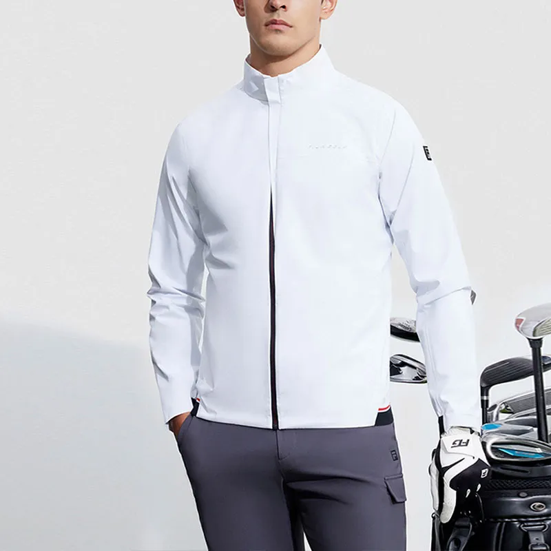 FILA Golf Series Jackets Men Jade White-3